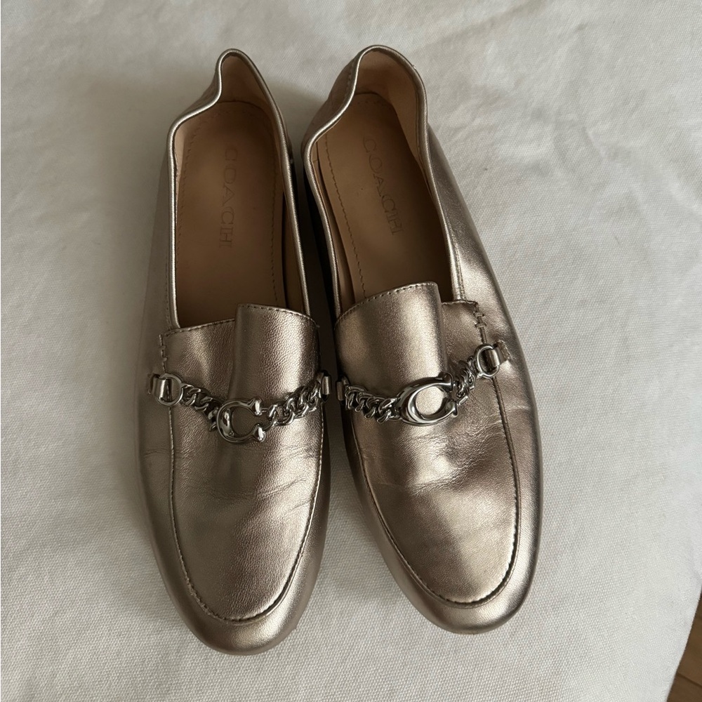 Coach Loafers with Foldable Heel